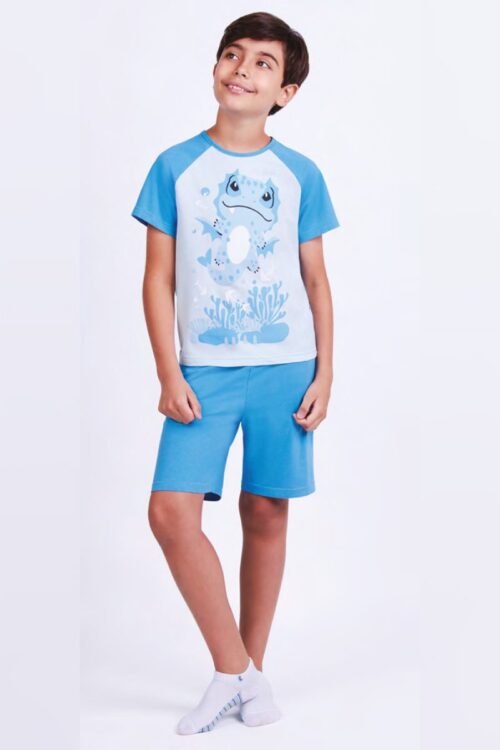 PIJAMA INFANTIL DRAGON DE AGUA