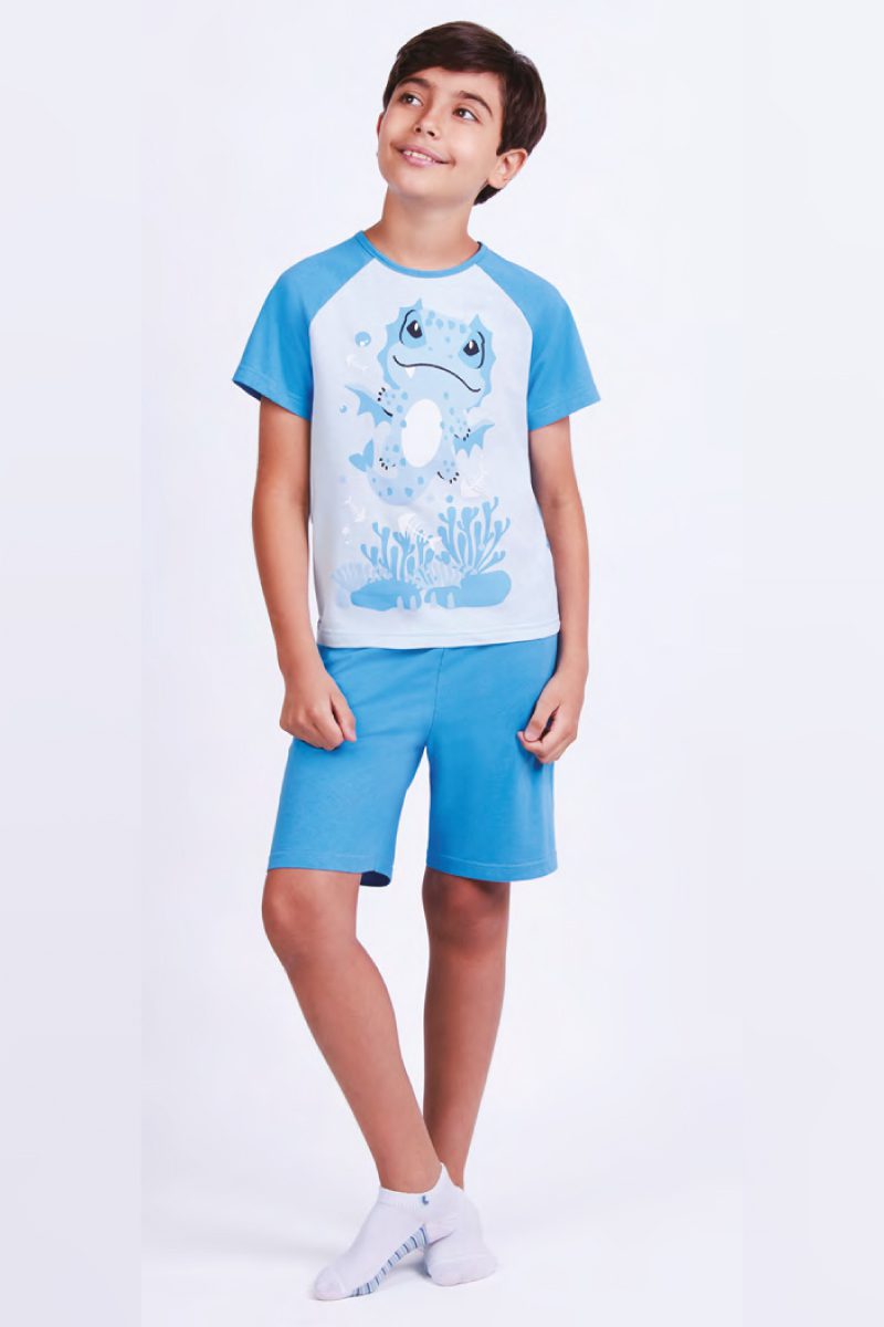 PIJAMA INFANTIL DRAGON DE AGUA
