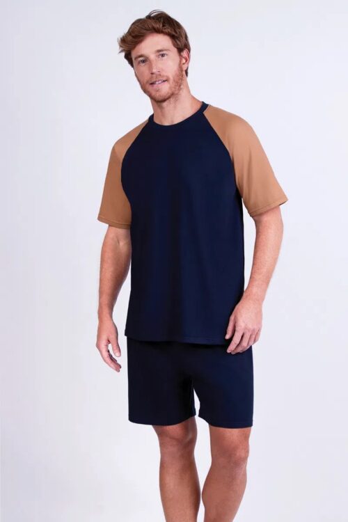 PIJAMA MASCULINA CARAMELO