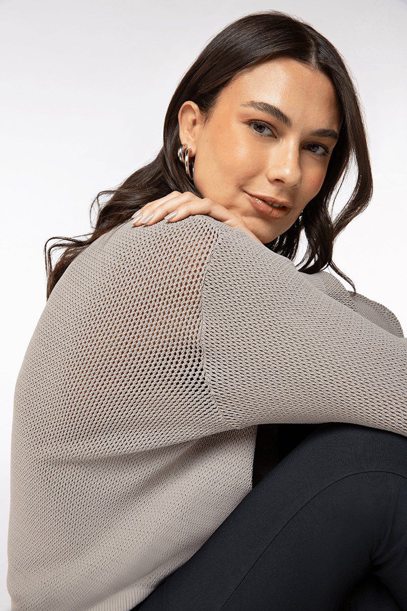 LUPO Raschel Long-Sleeve Top / Sweater - Image 7