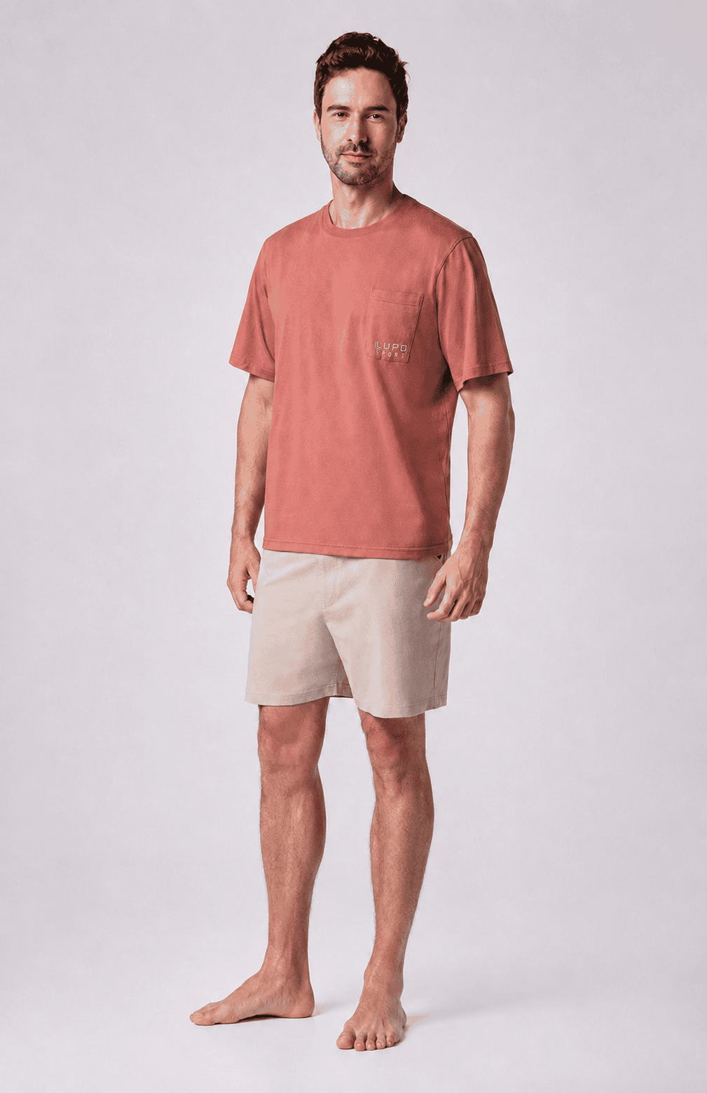 LUPO Men’s Lightweight Short Pajama Set - Imagen 11