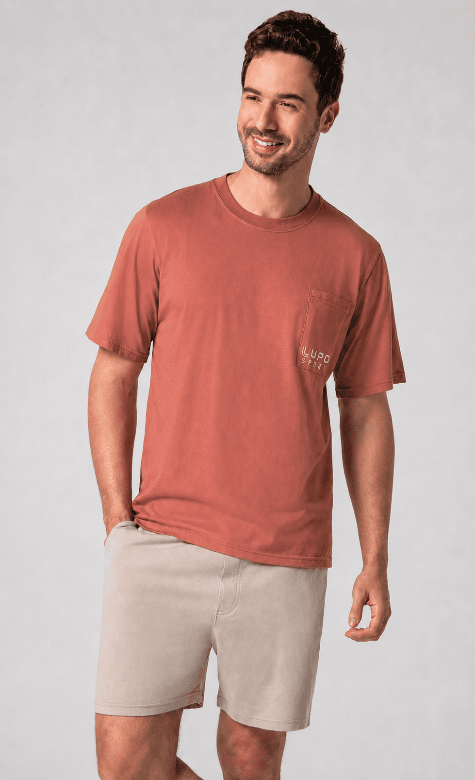 LUPO Men’s Lightweight Short Pajama Set - Imagen 8