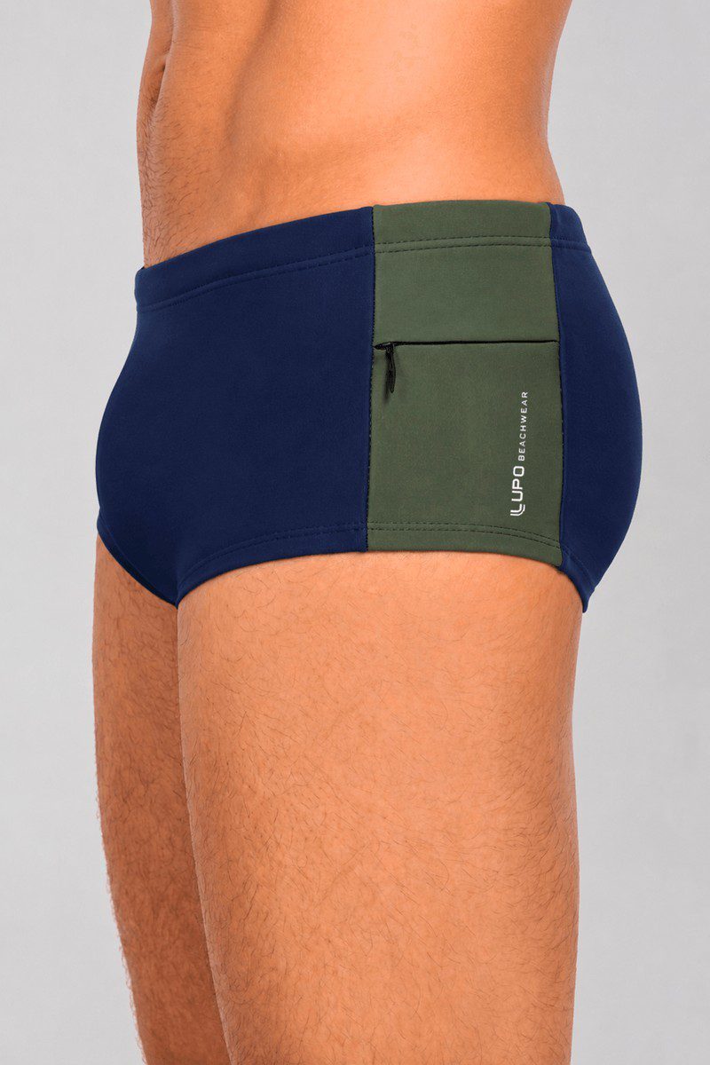 LUPO Men's Swim Briefs with Pocket - Image 15