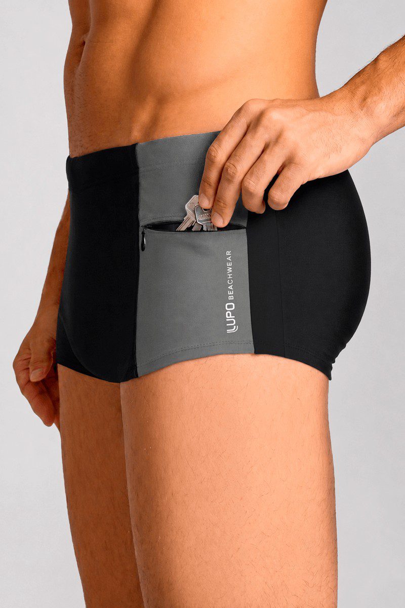 LUPO Men's Swim Briefs with Pocket - Image 6