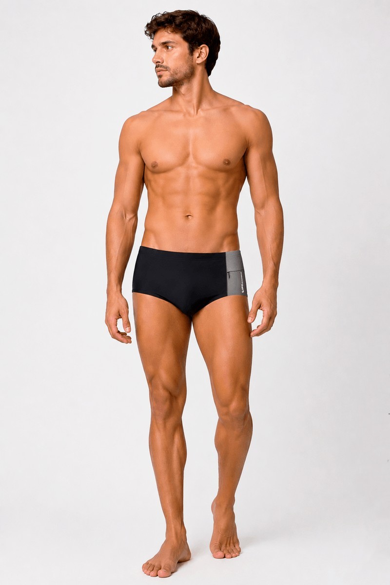 LUPO Men's Swim Briefs with Pocket - Image 2
