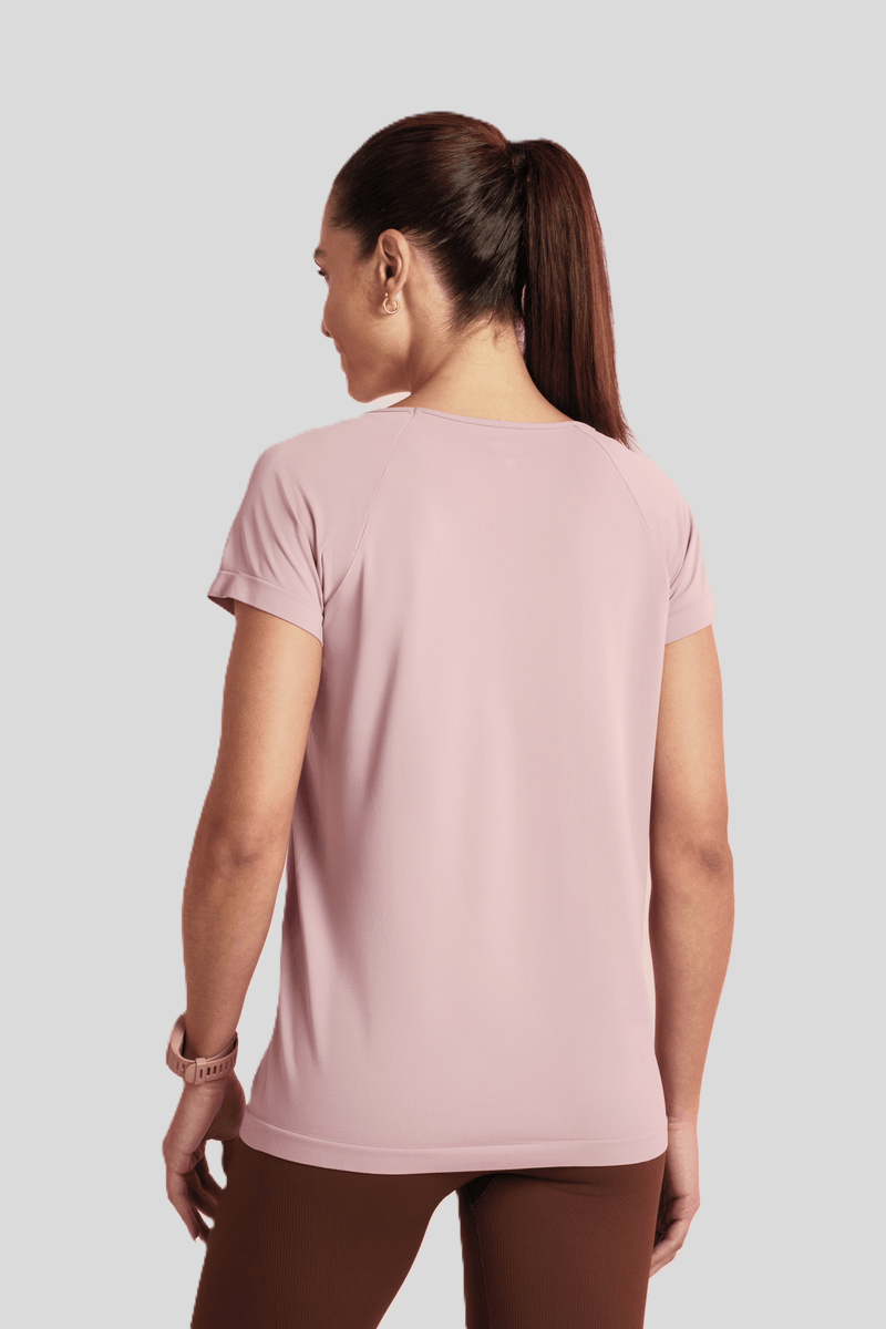 LUPO Women’s Seamless Comfort V-Neck T-Shirt - Image 5