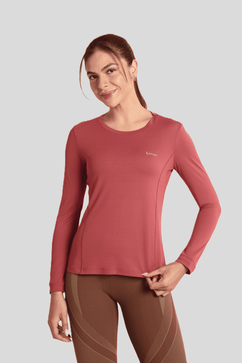 LUPO Women's Basic Long Sleeve T-Shirt - Image 4