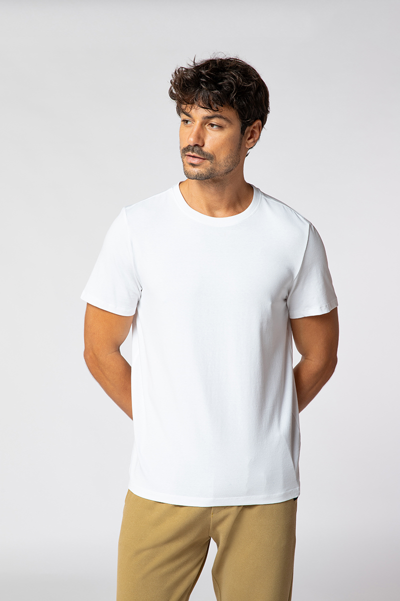 LUPO Men's Basic Cotton T-Shirt - Imagen 4