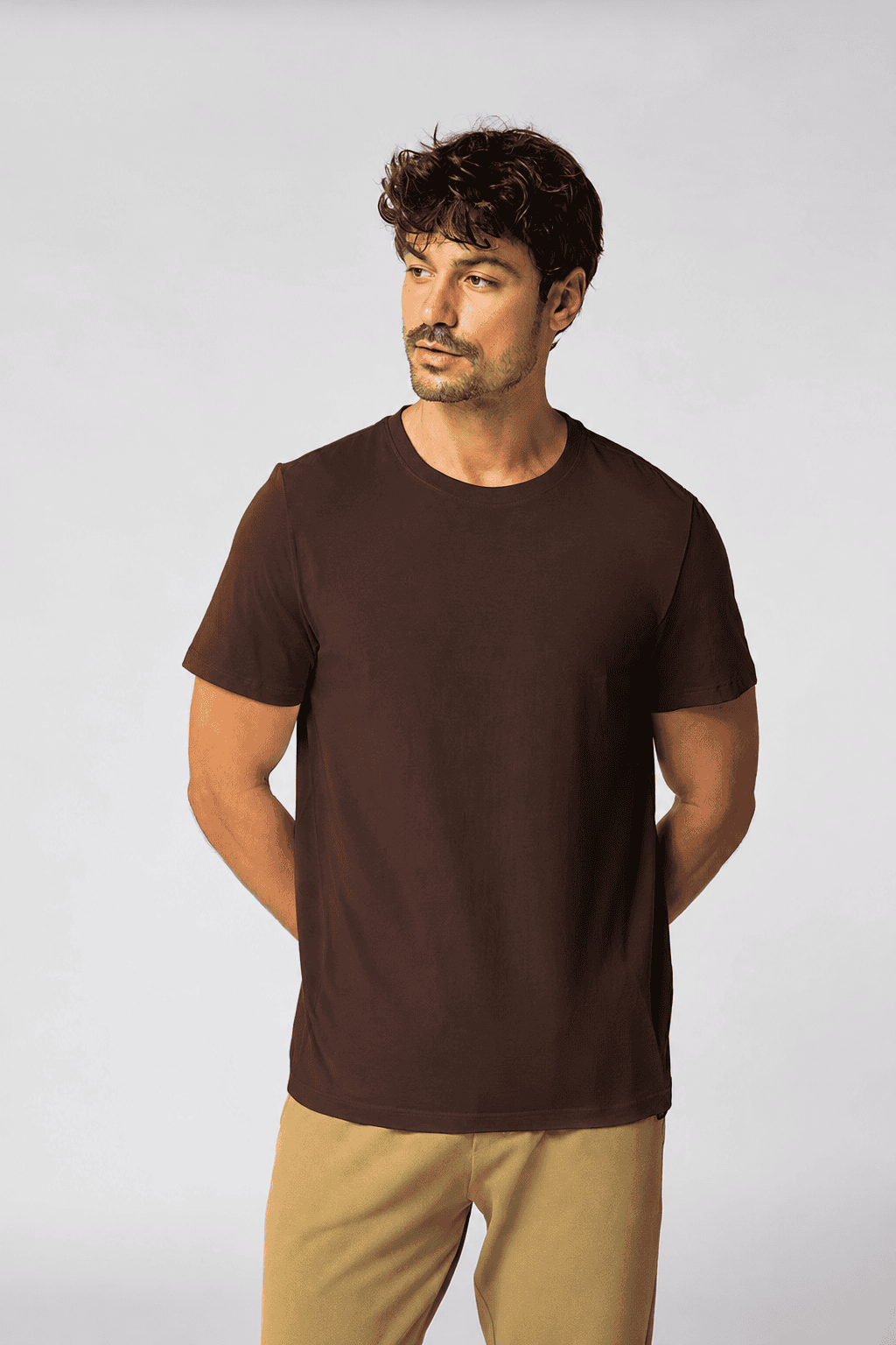 LUPO Men's Basic Cotton T-Shirt - Imagen 14
