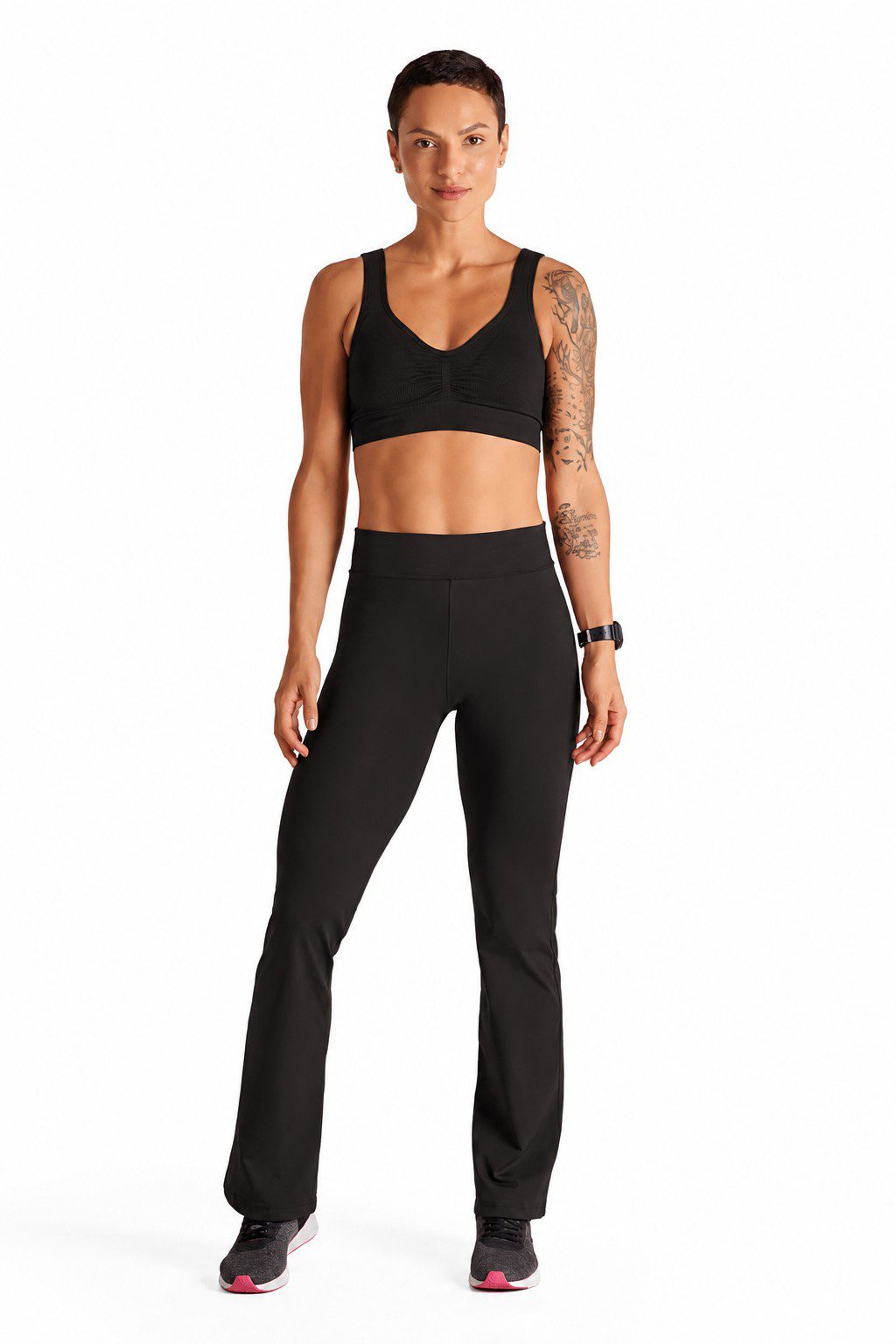 LUPO Women's Ribbed Essential Sports Bra - Imagen 6