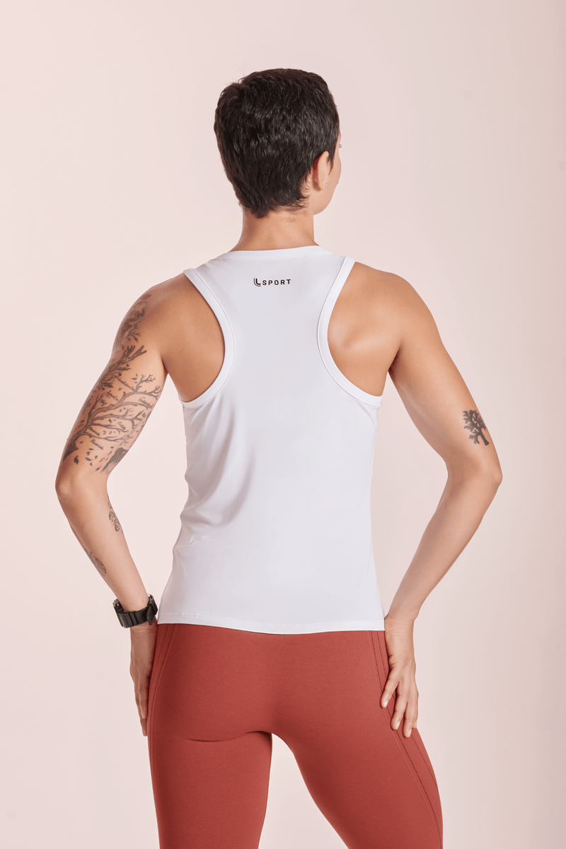 LUPO Sport Women’s Clean Racerback Tank Top - Imagen 5