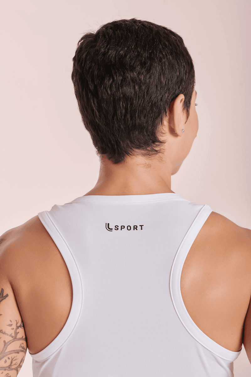 LUPO Sport Women’s Clean Racerback Tank Top - Imagen 6