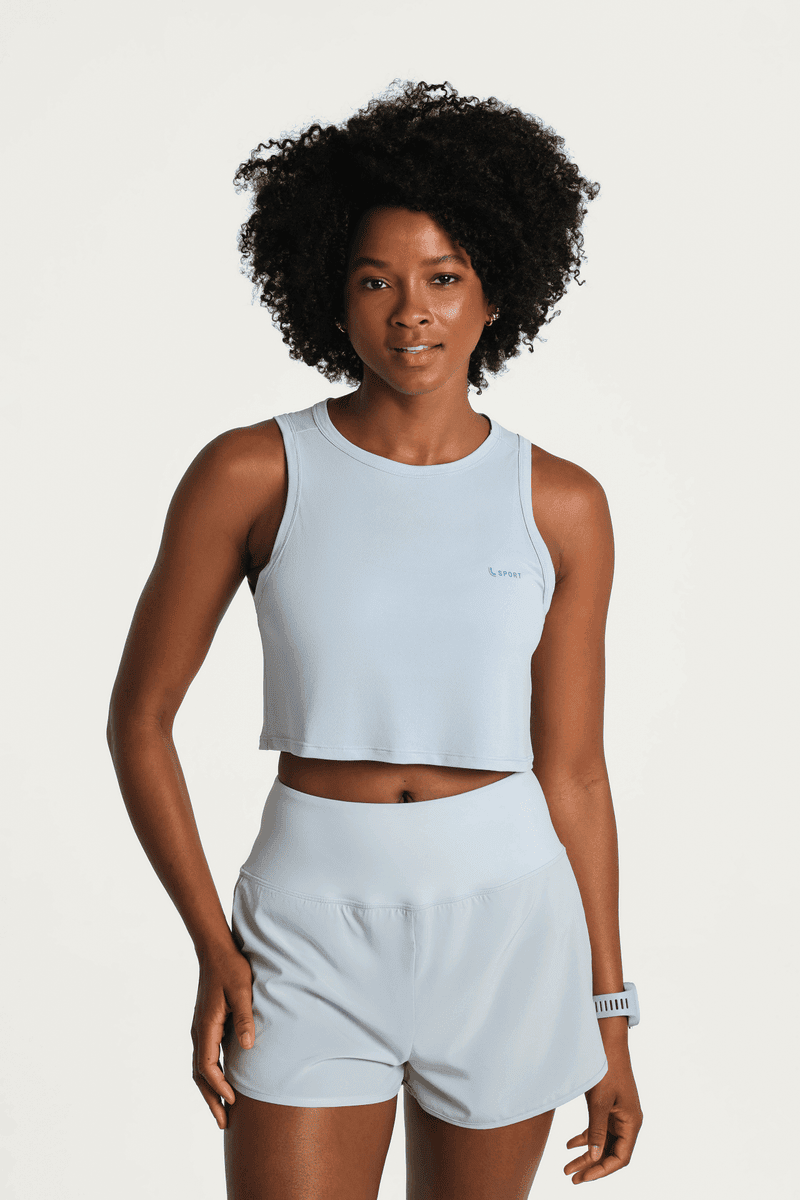 LUPO Sport Women’s Dry Cropped Tank Top - Imagen 9