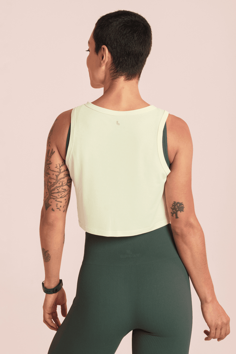 LUPO Sport Women’s Dry Cropped Tank Top - Imagen 17
