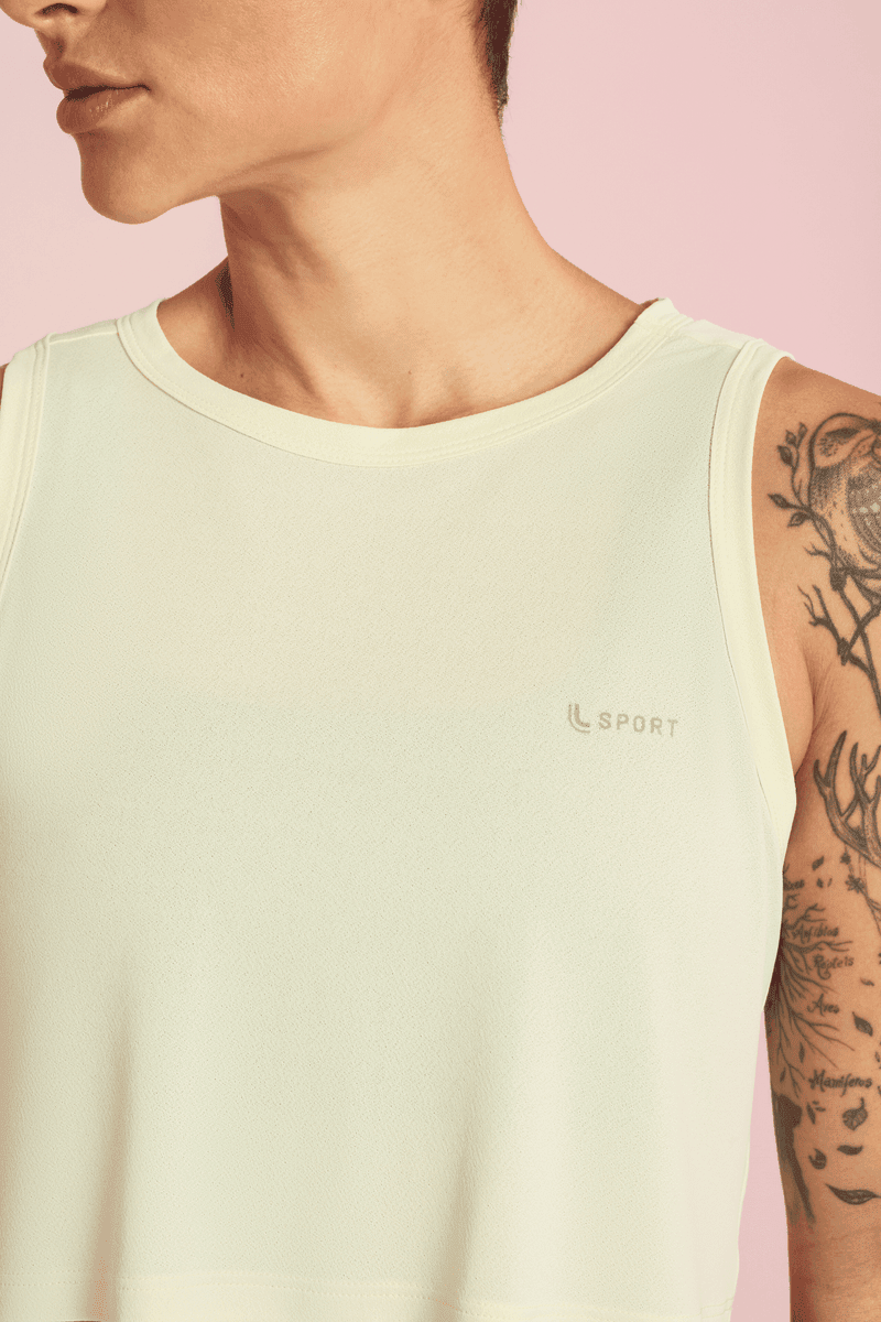 LUPO Sport Women’s Dry Cropped Tank Top - Imagen 15