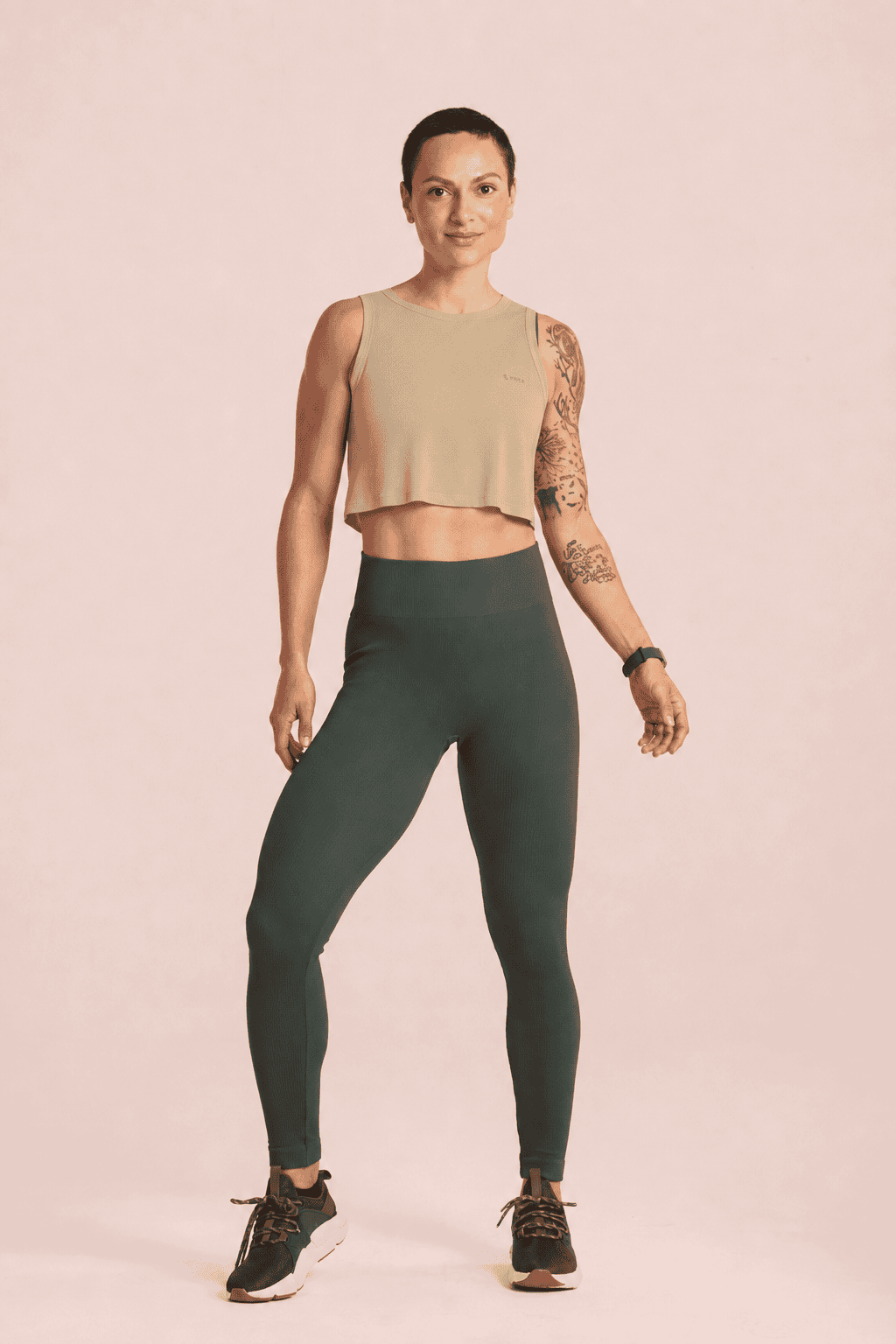 LUPO Sport Women’s Dry Cropped Tank Top - Imagen 19